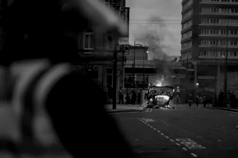 Riots Spread Across United Kingdom in the Wake of Child Murders